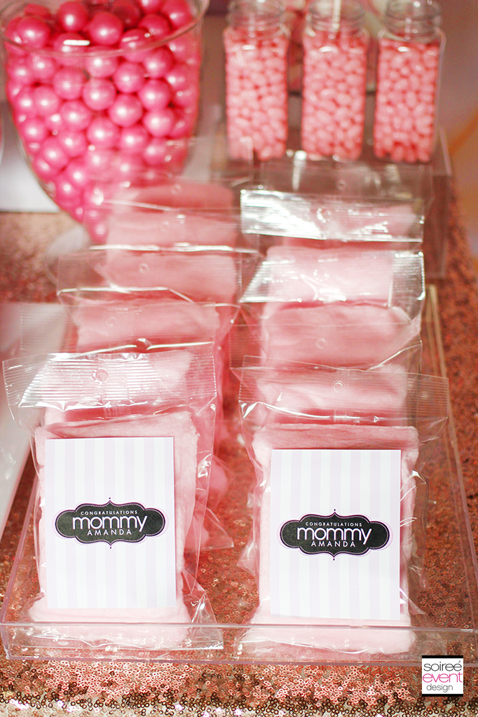 Cotton Candy Bags with Custom labels