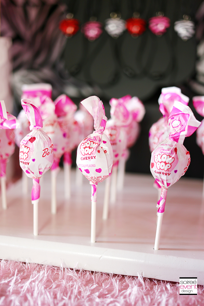 Pink and White Candy - Blow Pops