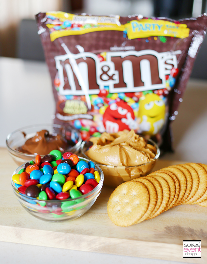 Chocolate Peanut Butter M&Ms Cracker Stackers Recipe 1