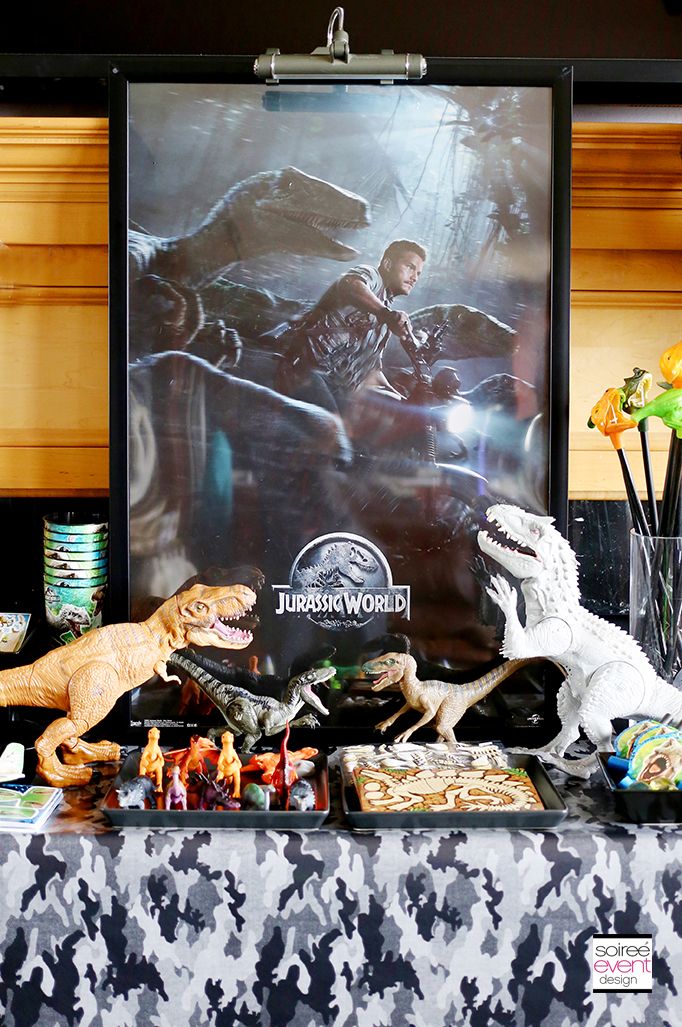 Jurassic World Party Favor Table