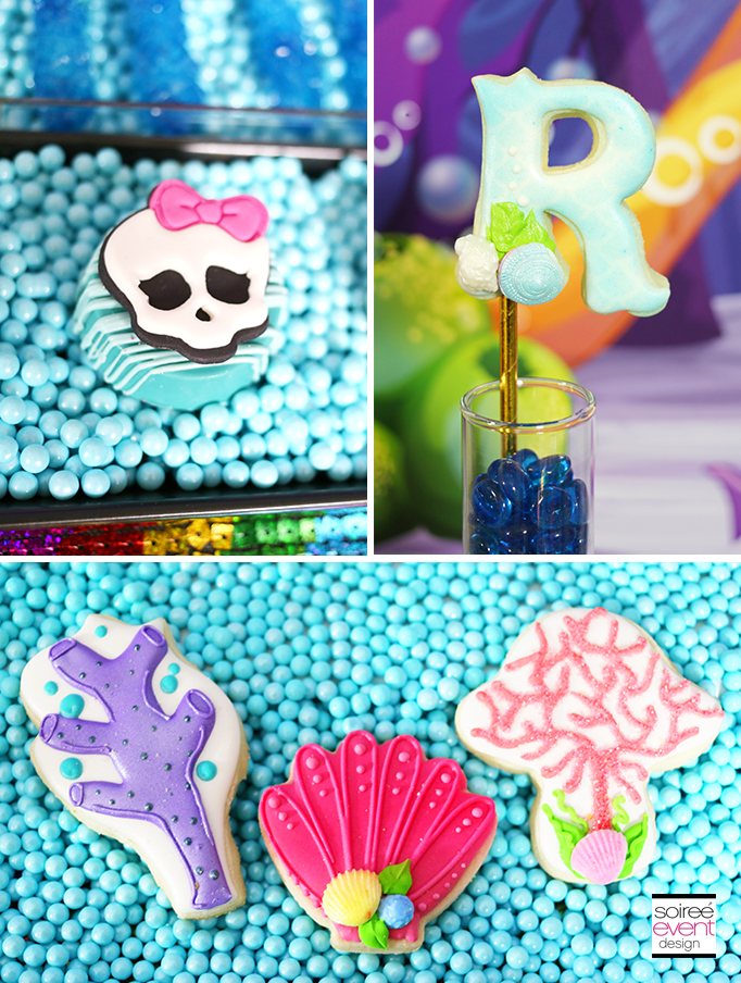 Monster High Cookies and Fondant Toppers