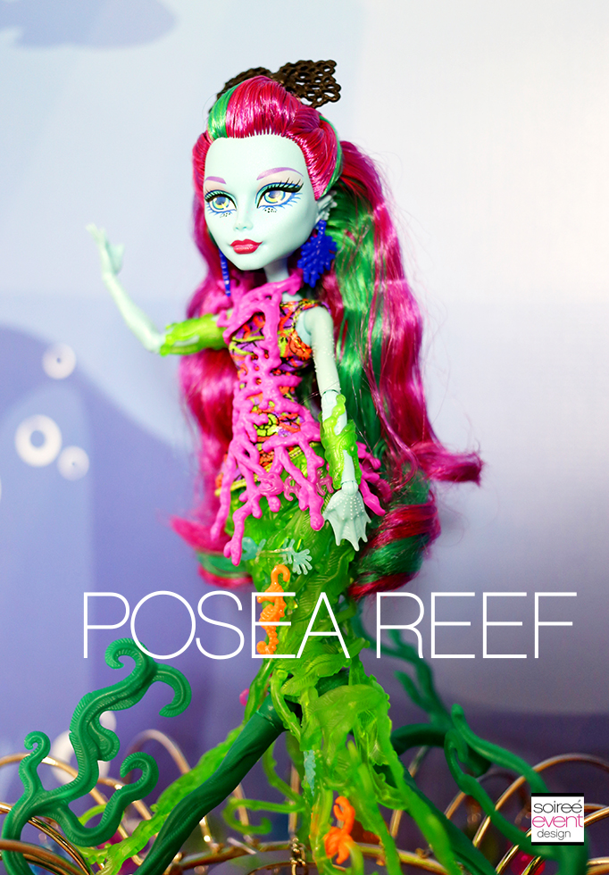 Monster High Great Scarrier Reef - Posea Reef doll