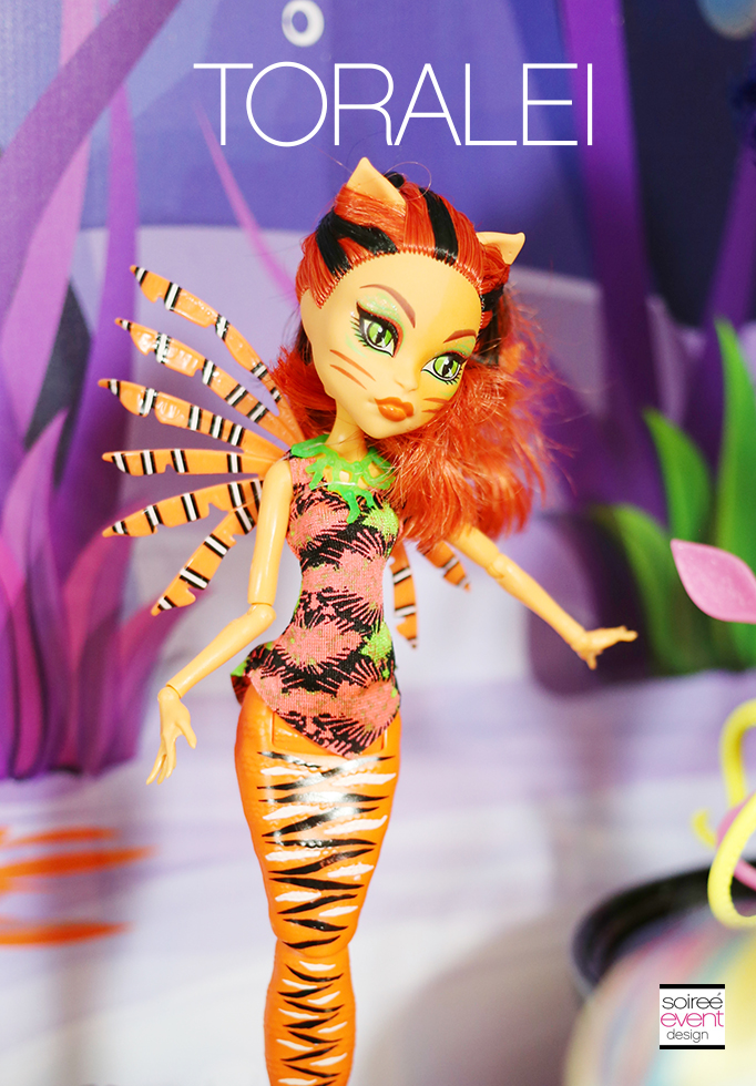 Monster High Great Scarrier Reef - Toralei doll