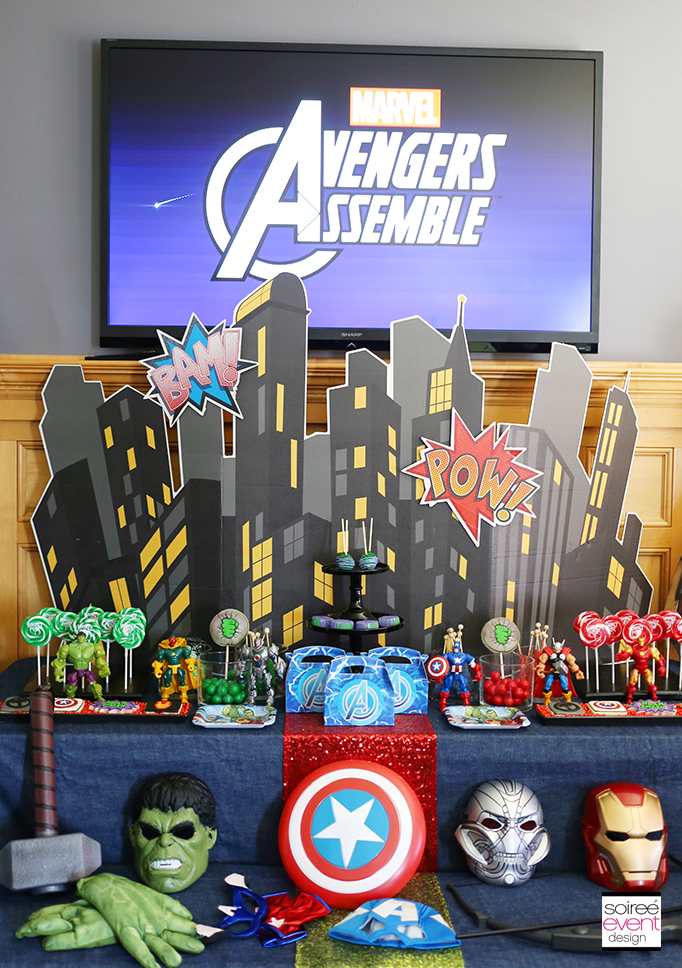 Avengers Party Backdrop
