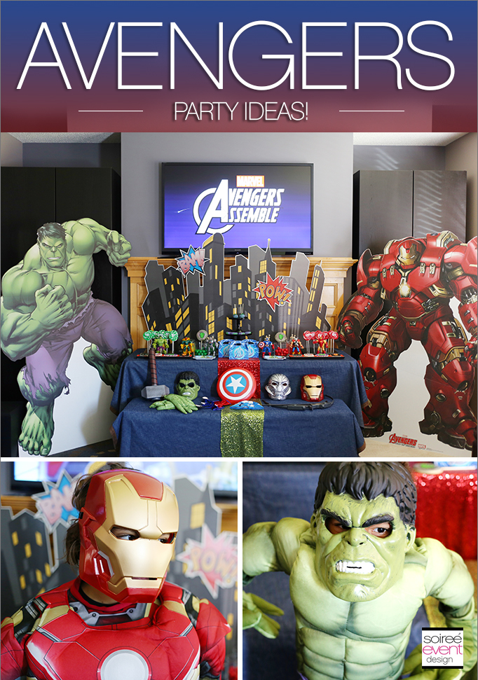MARVEL Avengers Party Ideas! Soiree Event Design