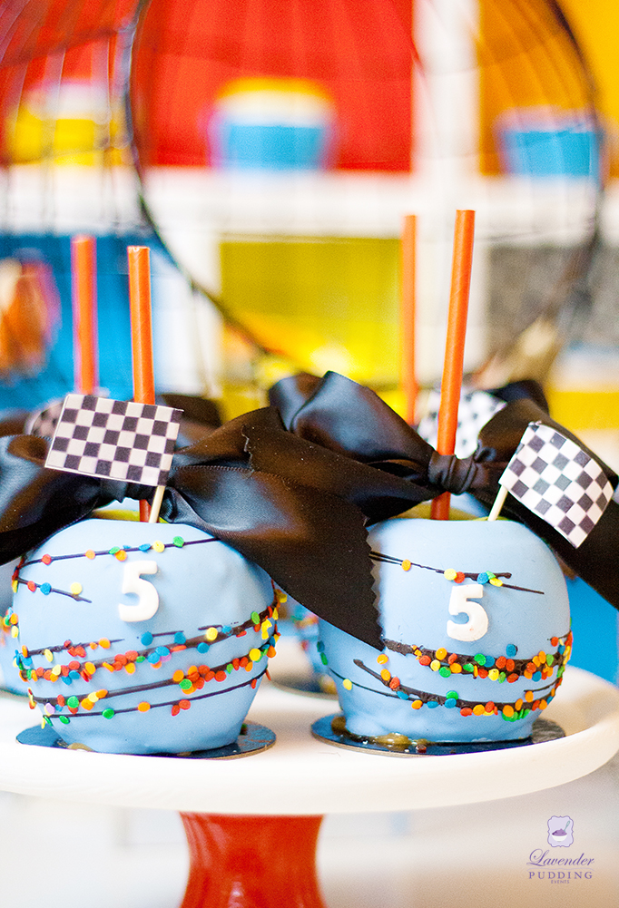 Hot Wheels Party - Candy Apples