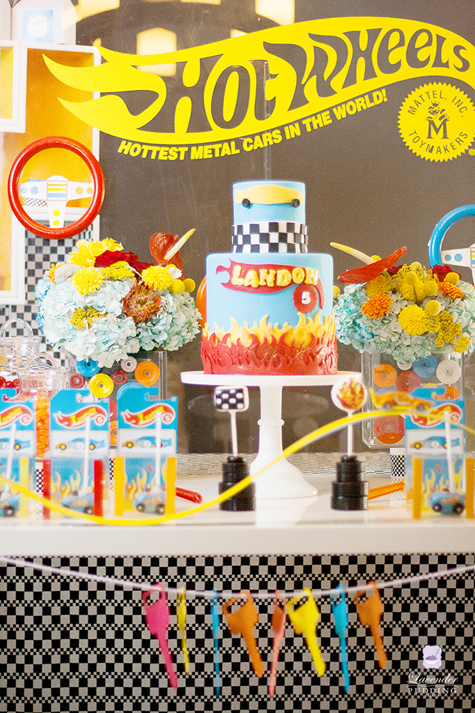 Hot Wheels Party Dessert Table