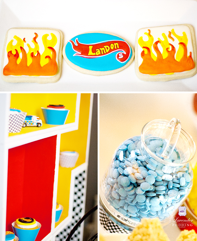 Hot Wheels Party cookies