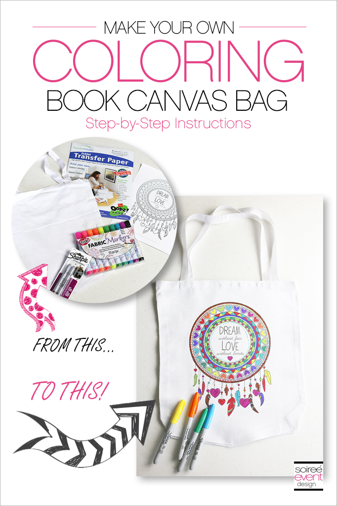 Make Your Own Coloring Book Bag