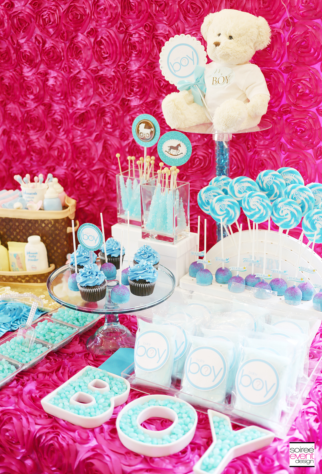 Gender Reveal Party Candy Table - Boy