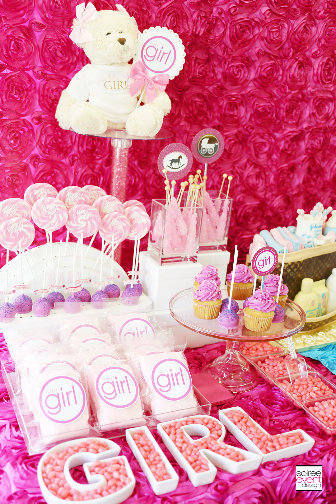 Gender Reveal Party Candy Table - Girl