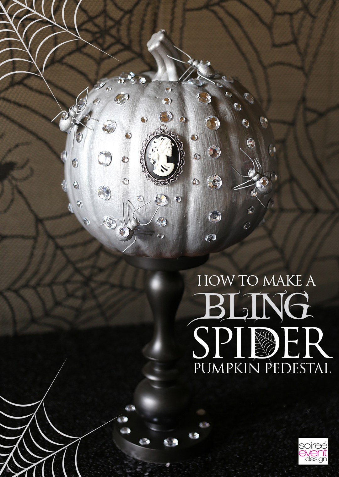 pumpkin-decorating-ideas-diy-bling-spider-pumpkin