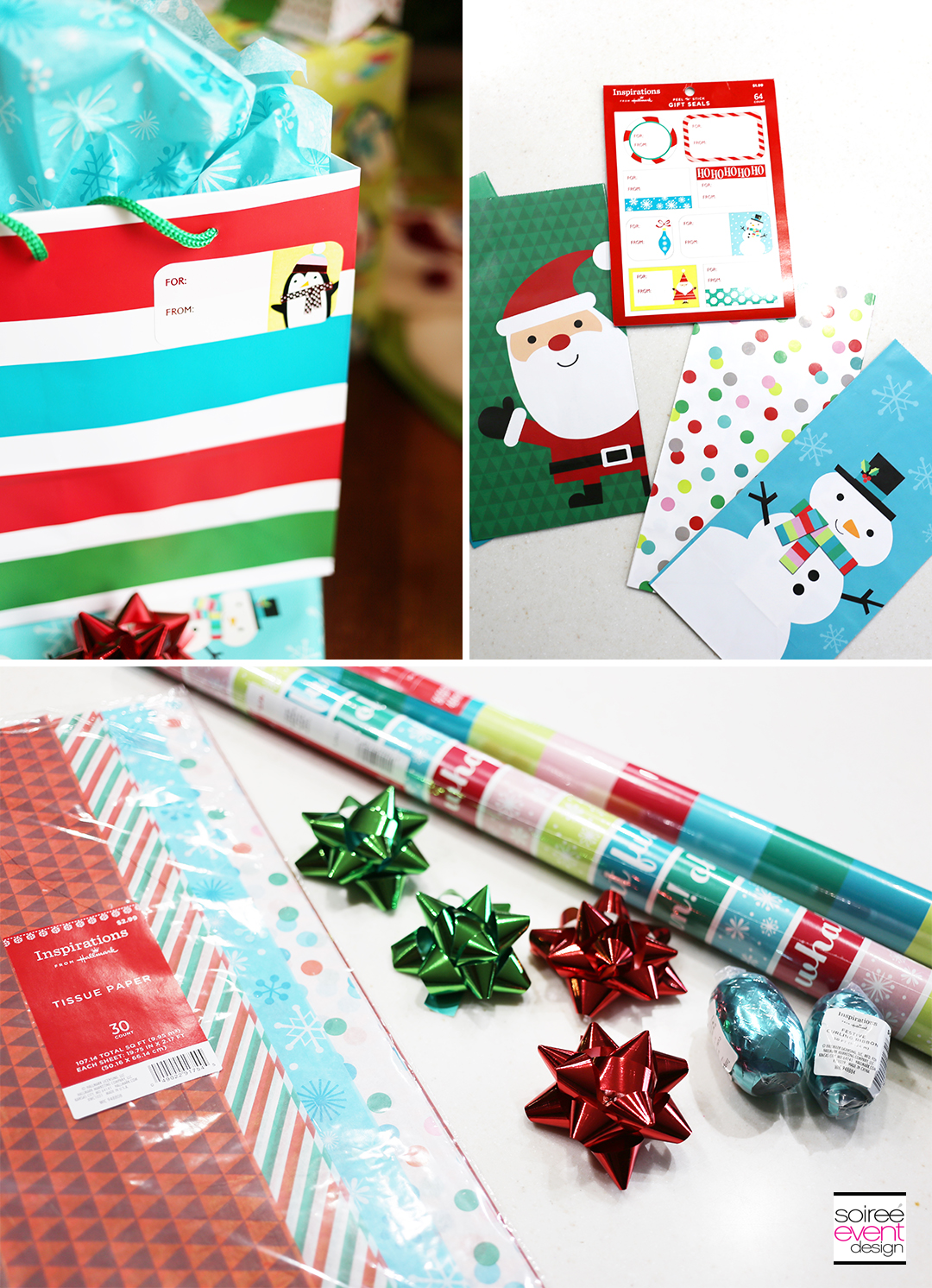 Christmas Gift Wrapping Tips - Gift Wrap Supplies
