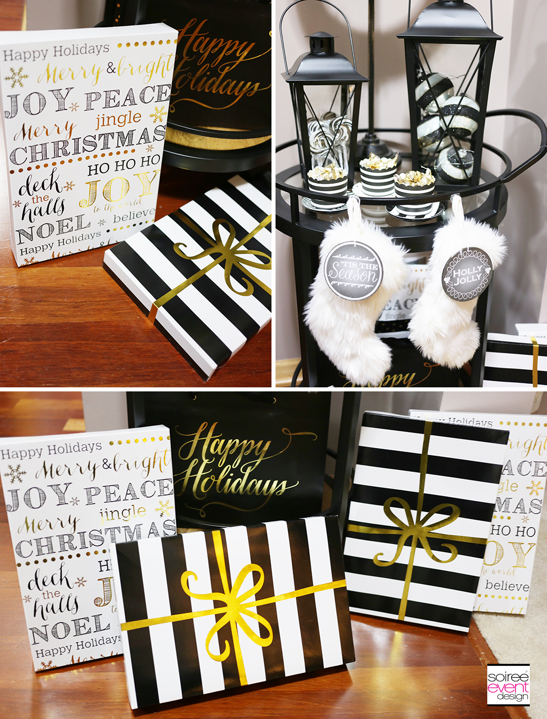 black-white-and-gold-christmas-decorations