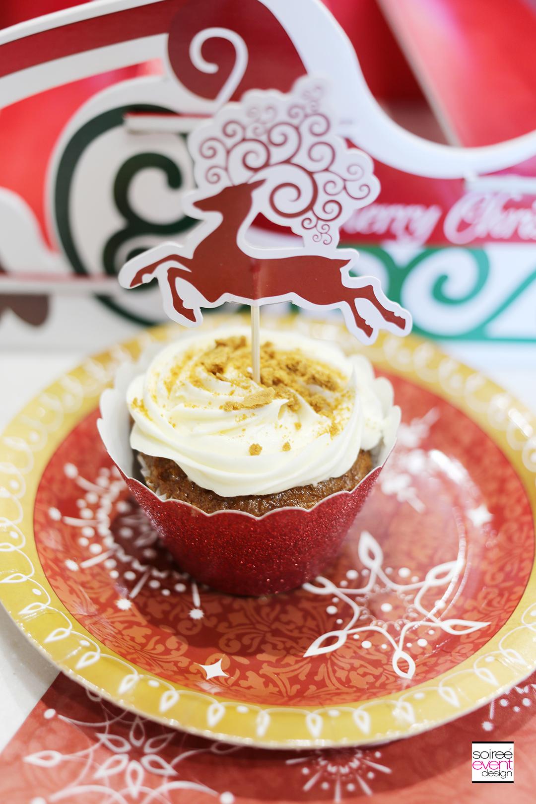 Holiday cupcakes and cocktails, Gingerbread cupcakes