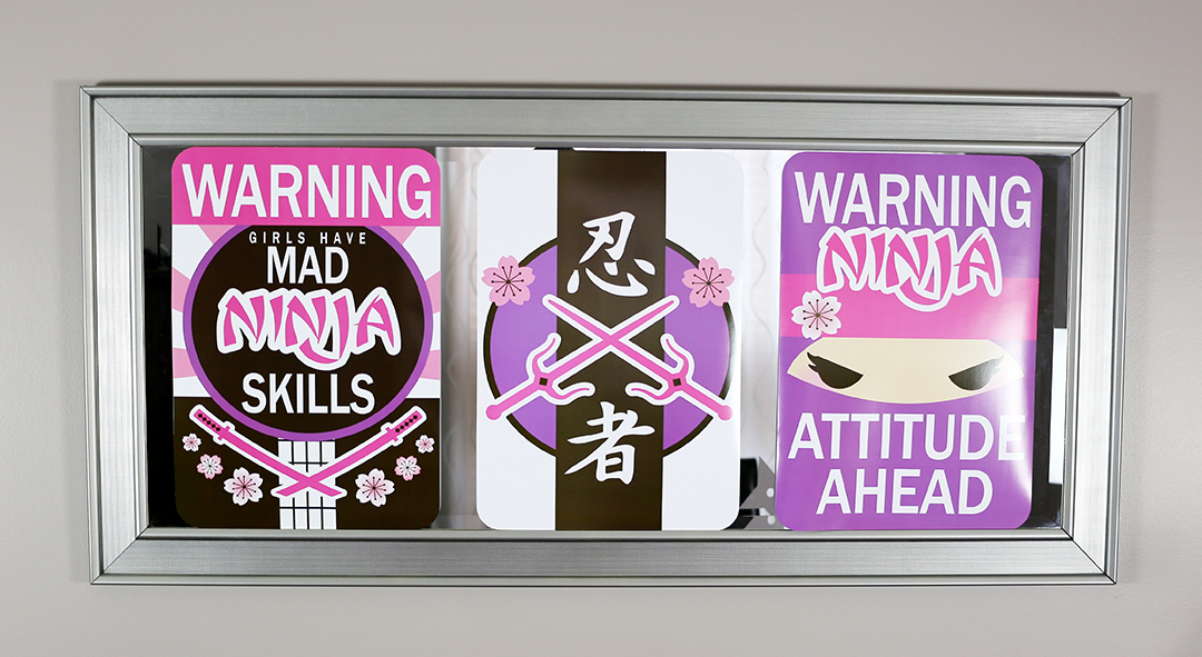 Pink Ninja Party Decorations