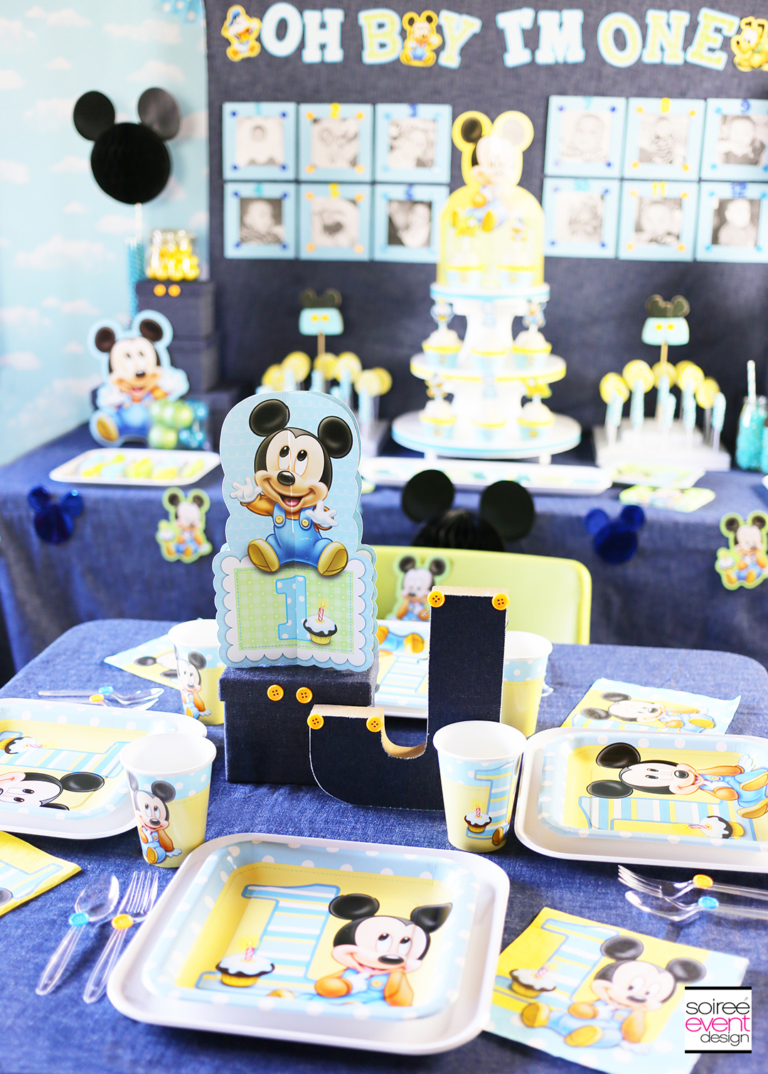 Mickey Mouse 1st Birthday Party Ideas