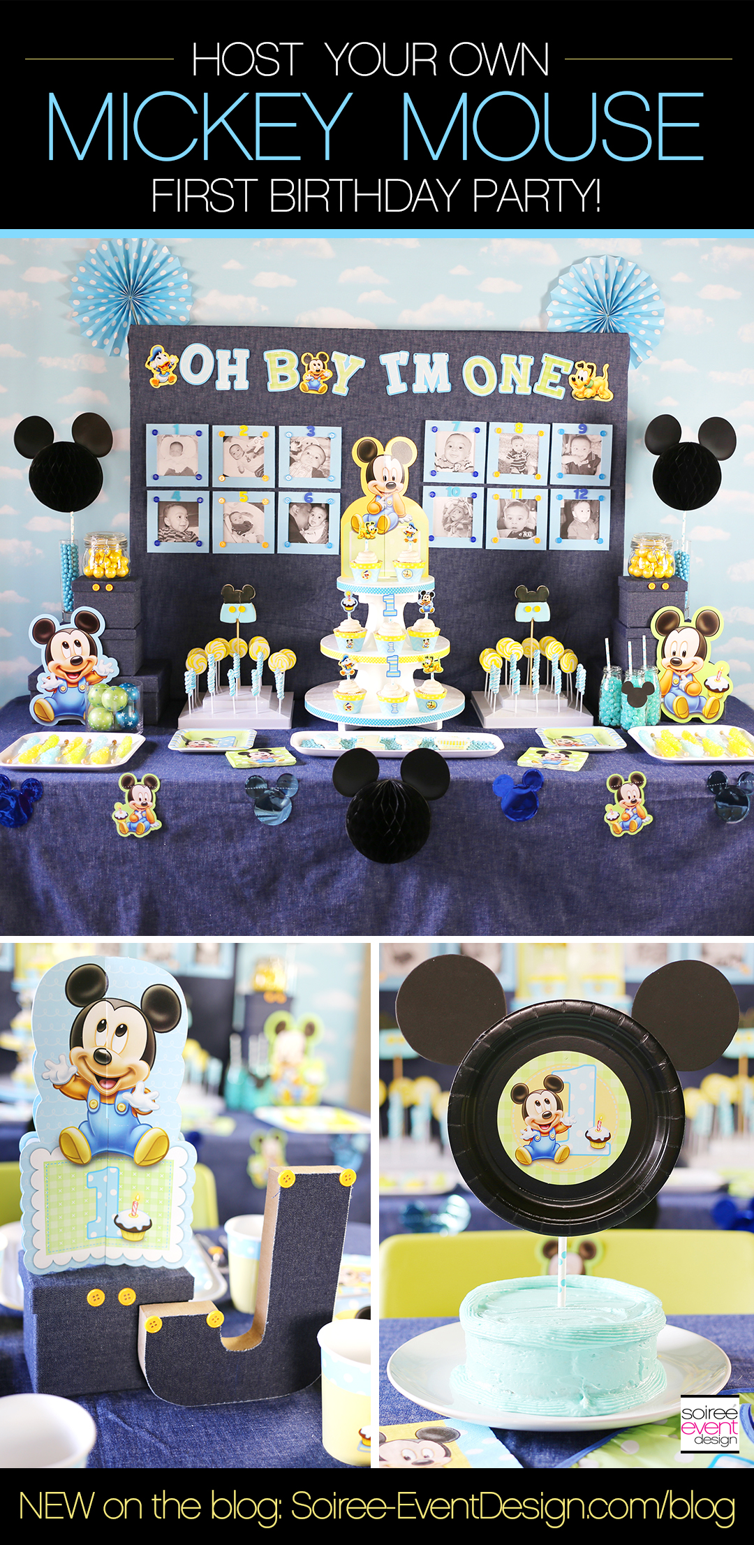 Mickey Mouse First Birthday Party