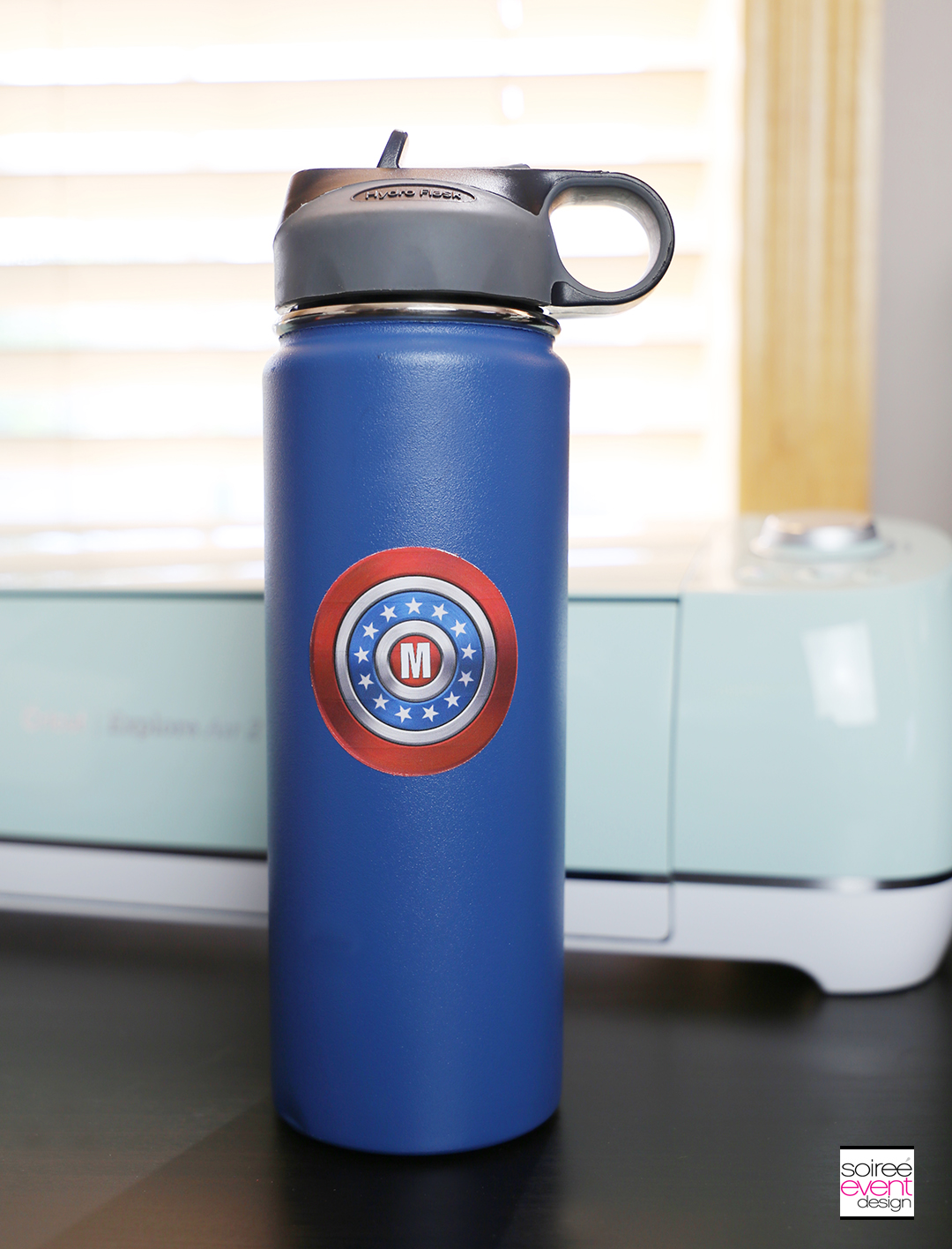 #DIYyour4thOfJuly_Superhero Backpack and Water Bottle with Cricut 15