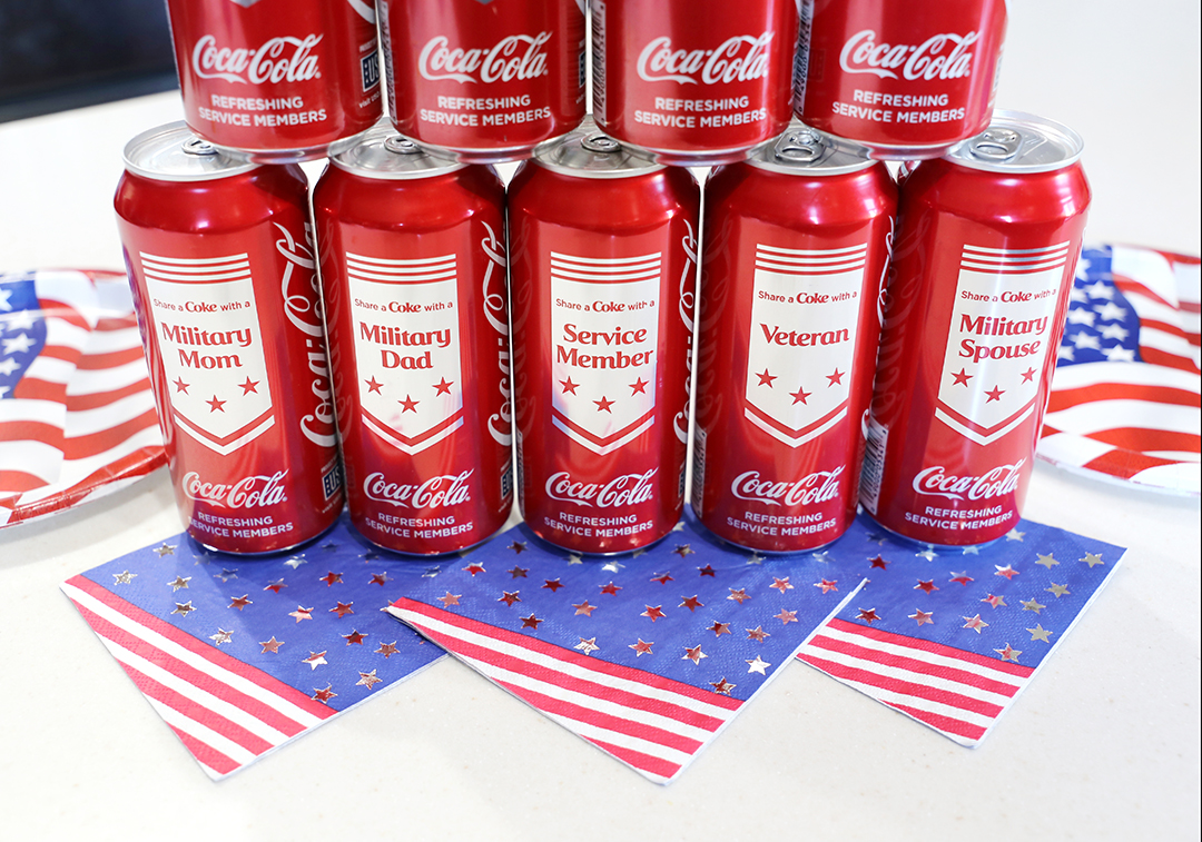 Limited Edition Military Coca-Cola Cans at Dollar General