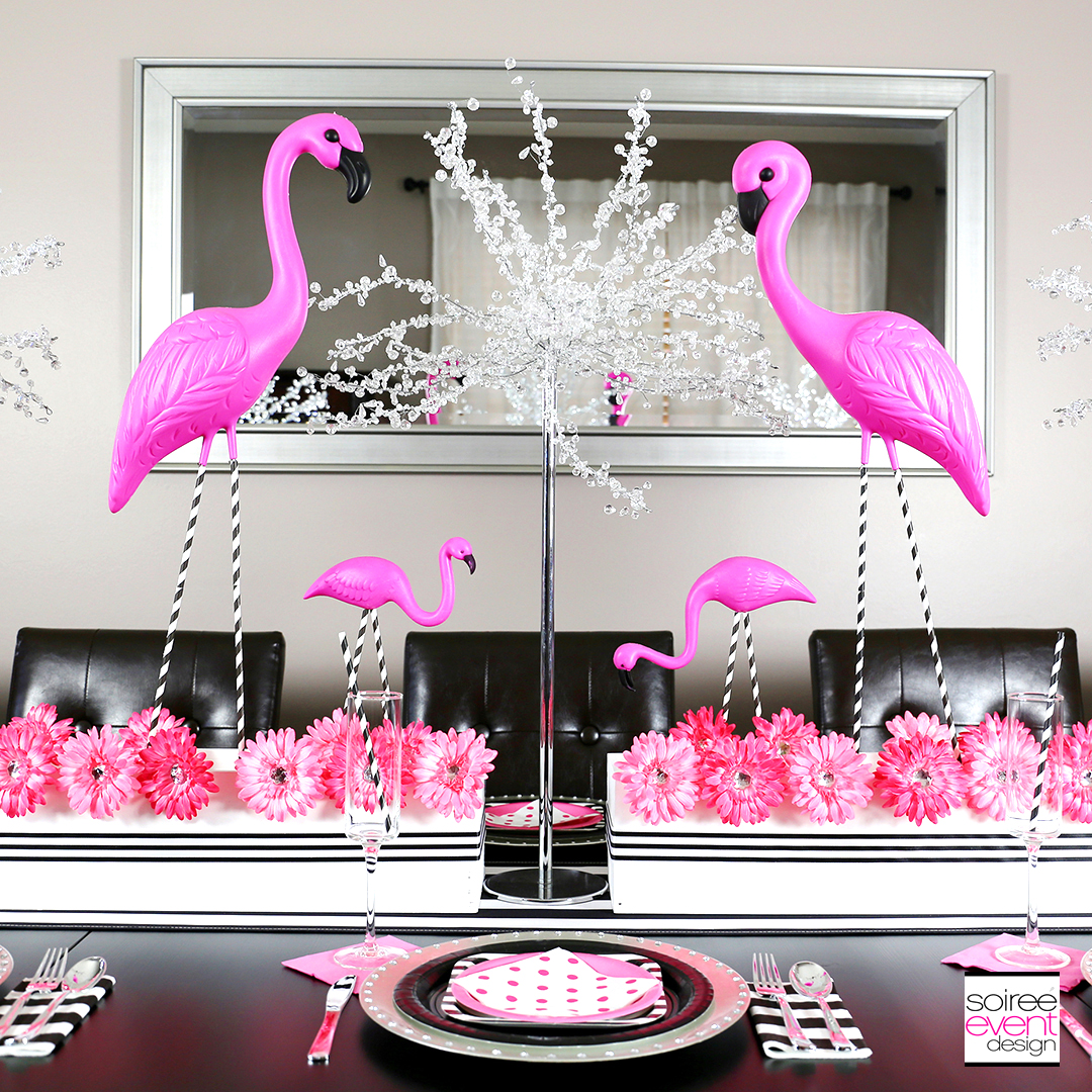 Flamingo Party Tablescape