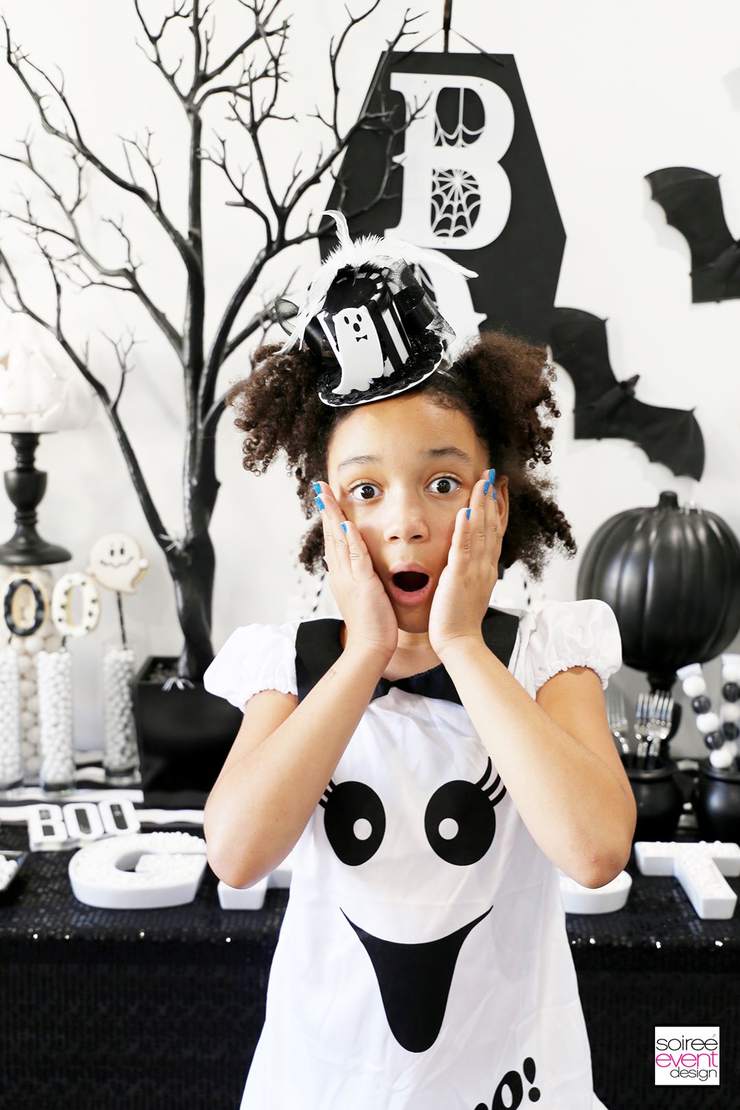 Black and White Halloween Party Ideas for Kids