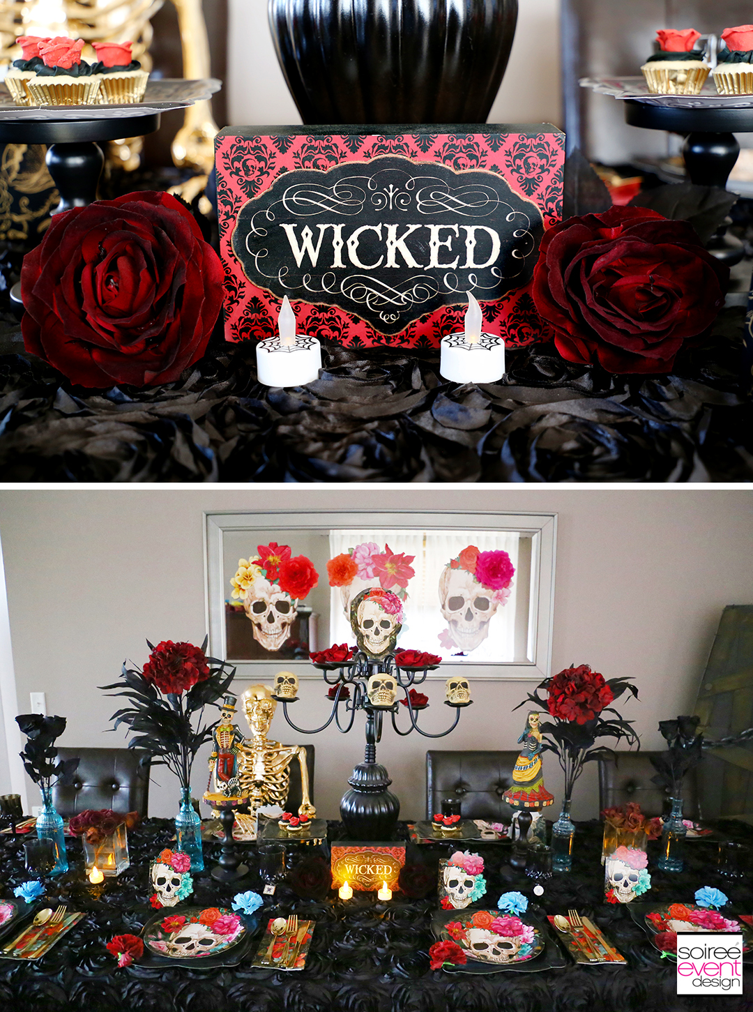 Day of the Dead Party Ideas - Halloween party table