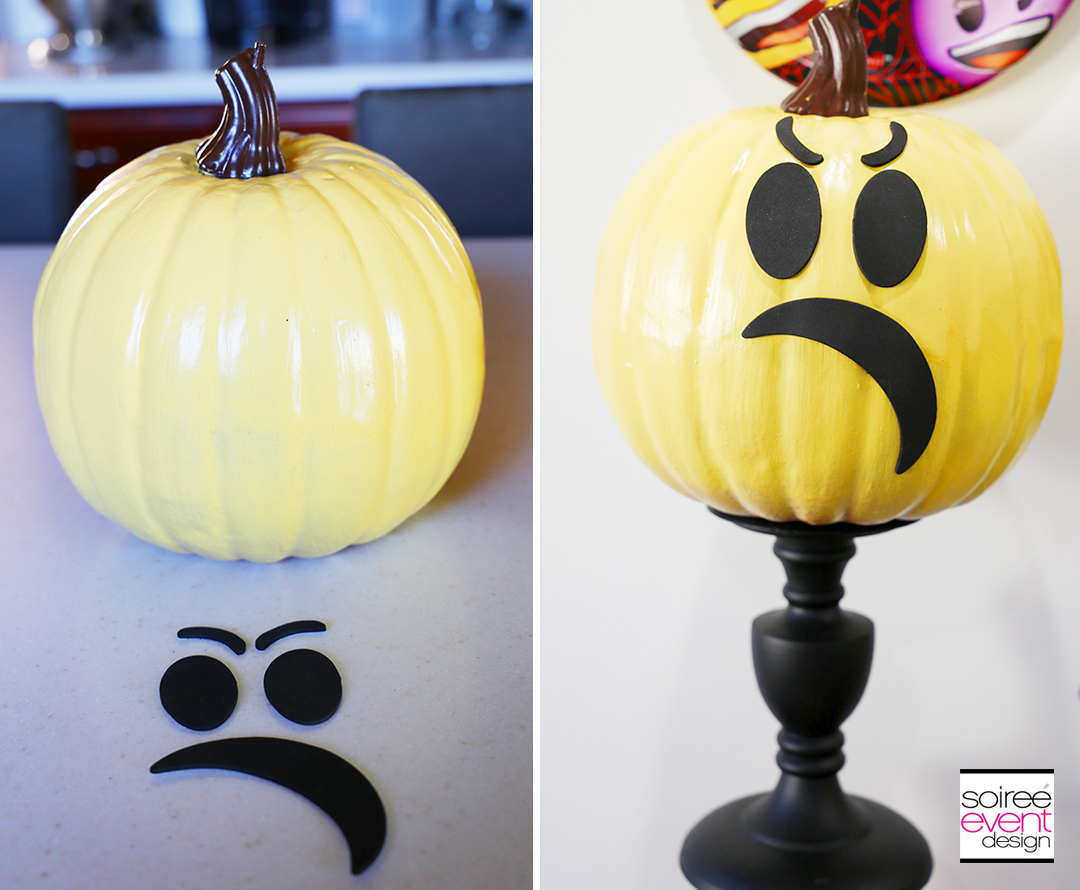 Halloween Emoji Pumpkins - Step 3C