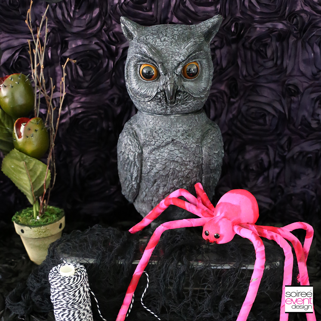 Midnight Fairy Halloween Party - animated owl