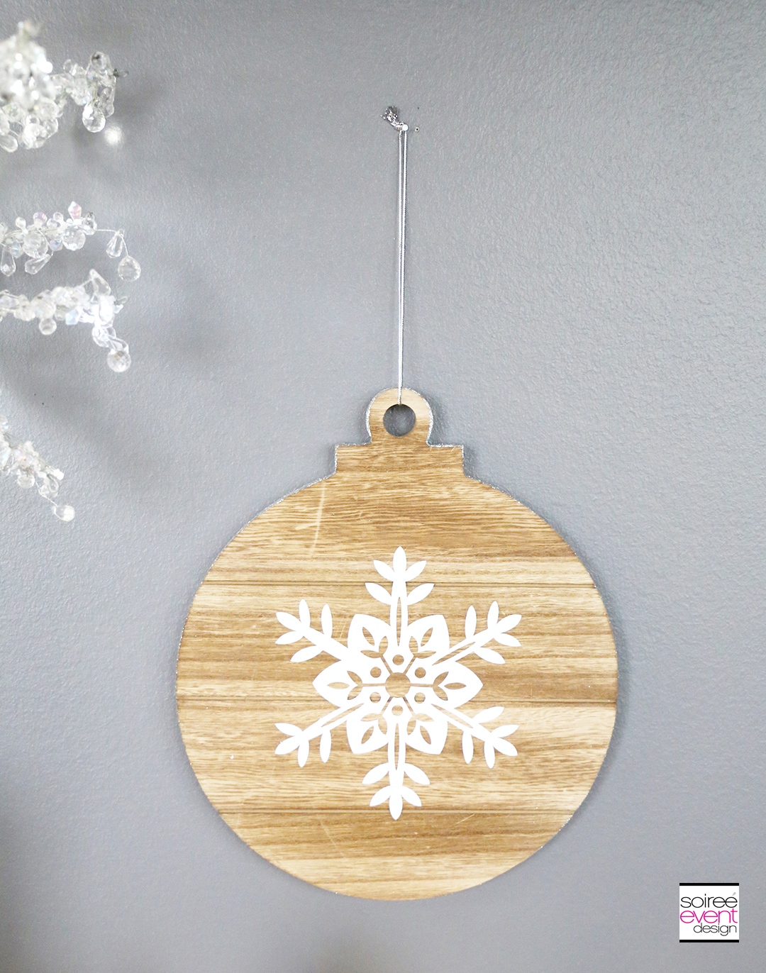 Farmhouse Holiday Snowflake Ornament