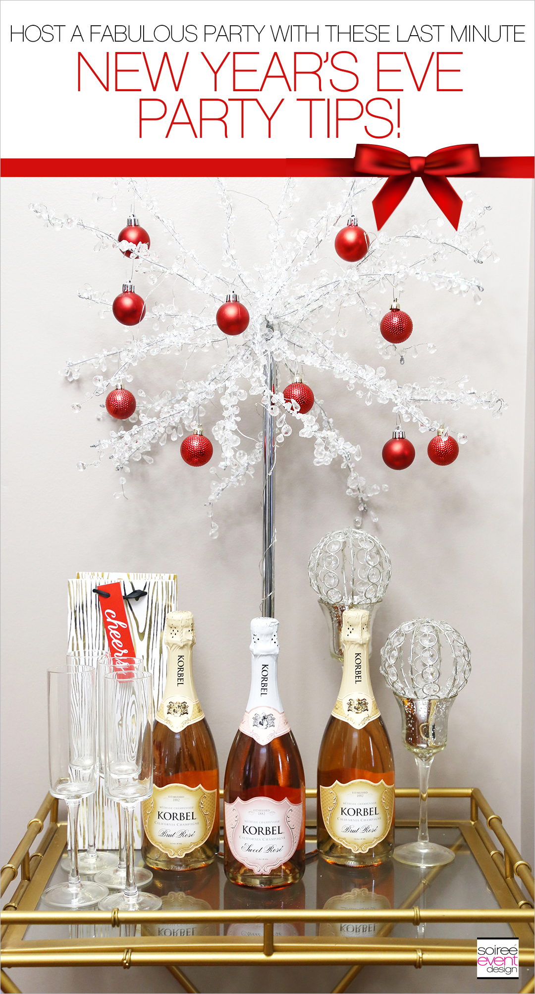 New Years Eve Party Tips - Bubbly Bar