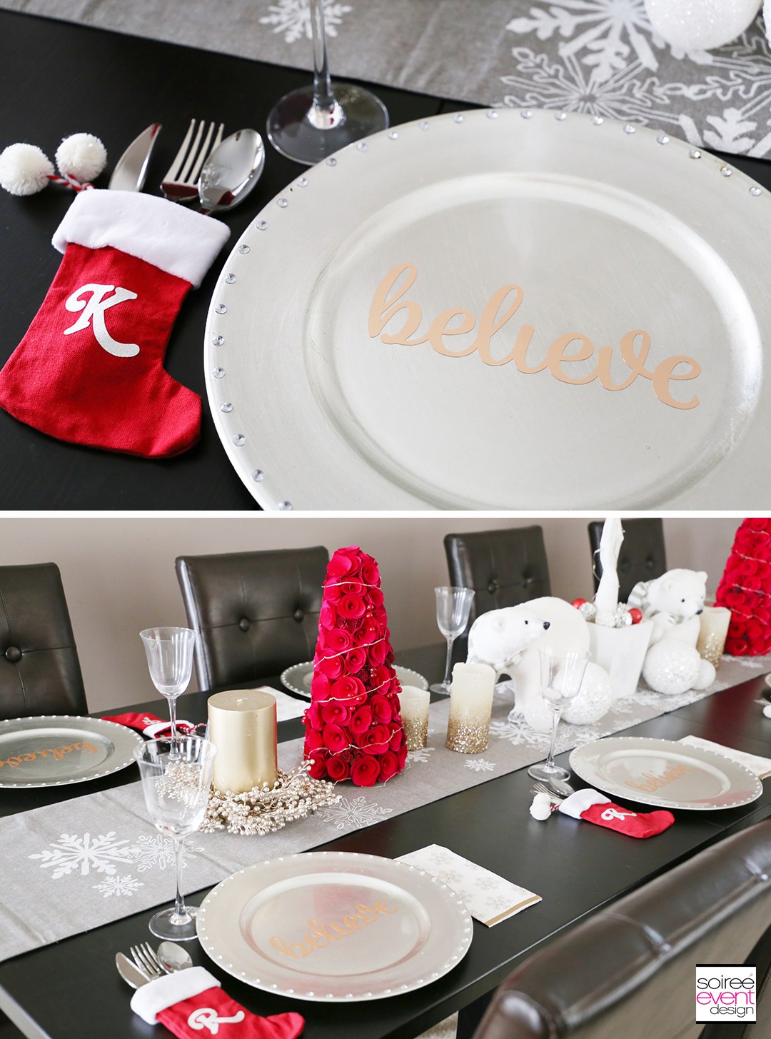 Personalized Christmas Tablescapes