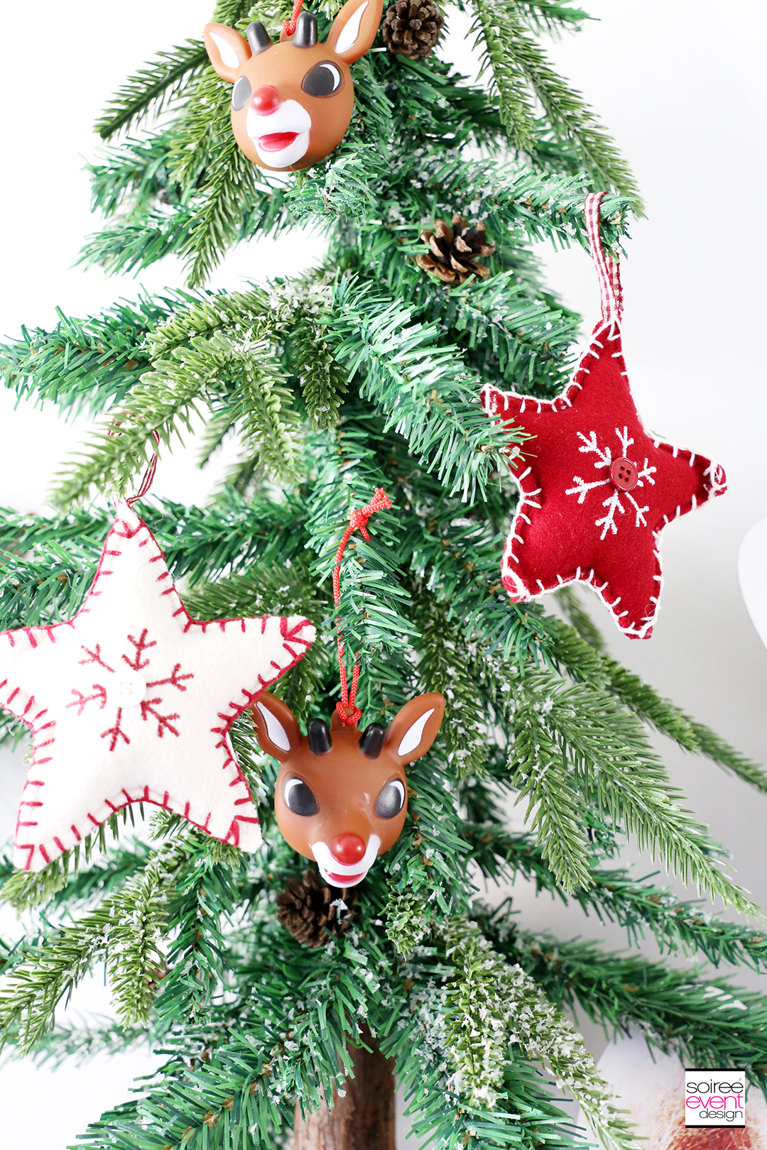 Rudolph Party Ideas - tree decorations