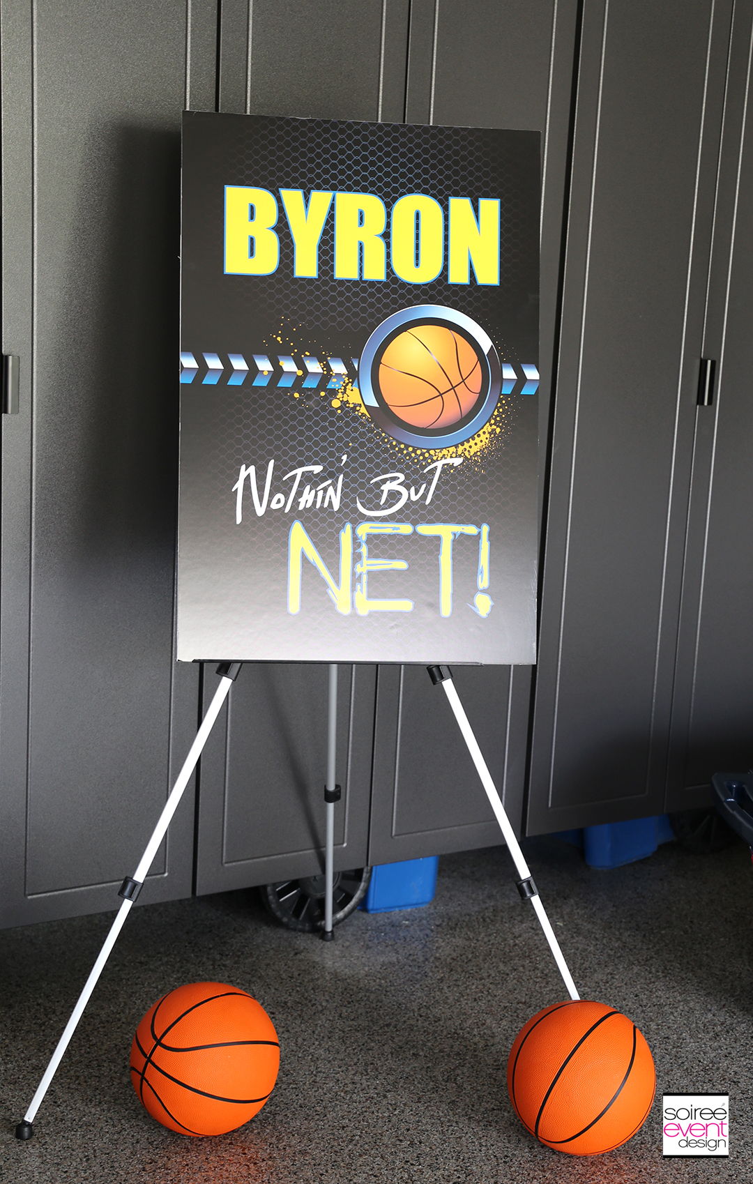 Basketball Party Ideas - Personalized Signs