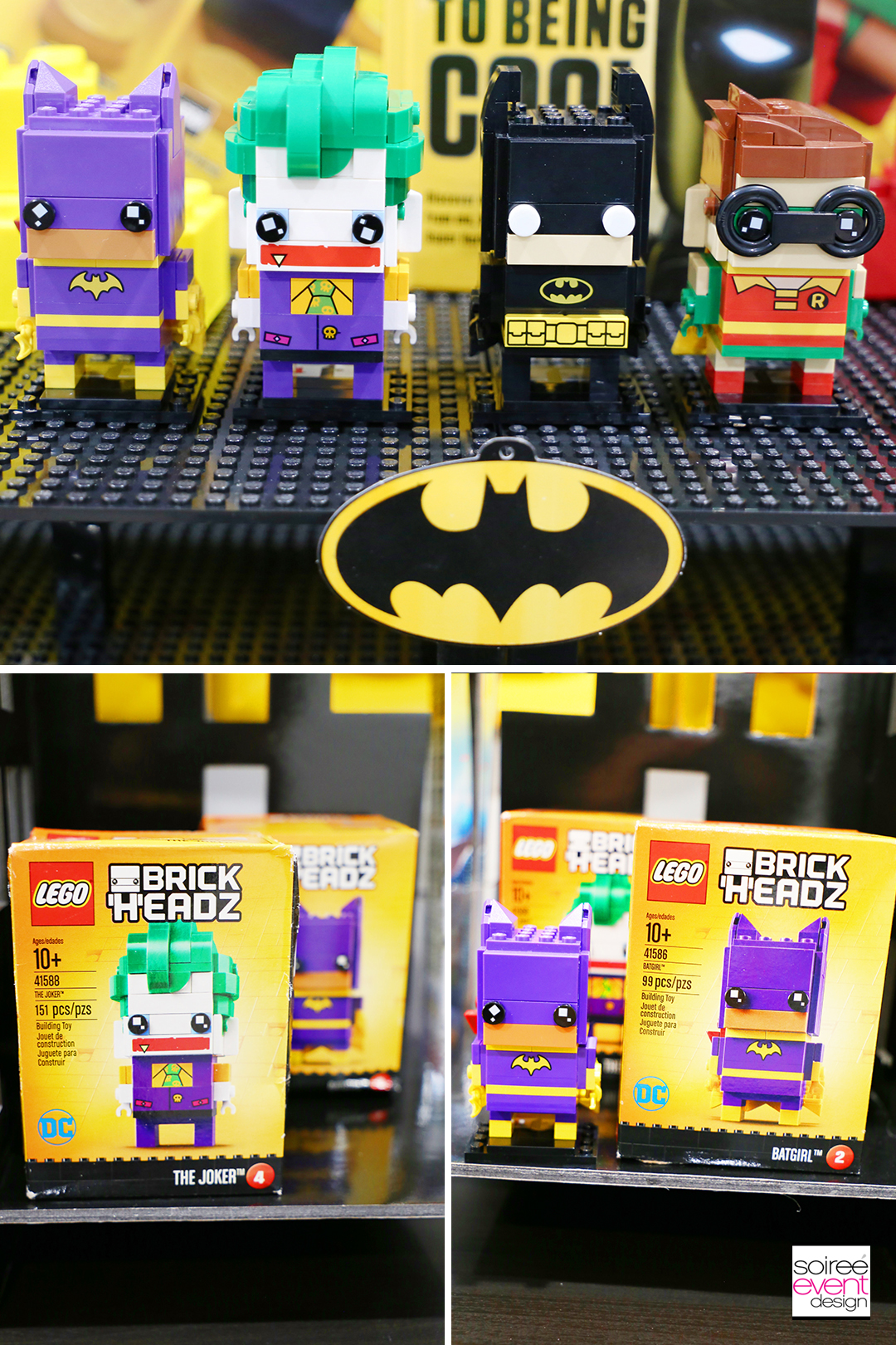 Lego Batman Party Favors Ideas - Lego Batman Brick Headz