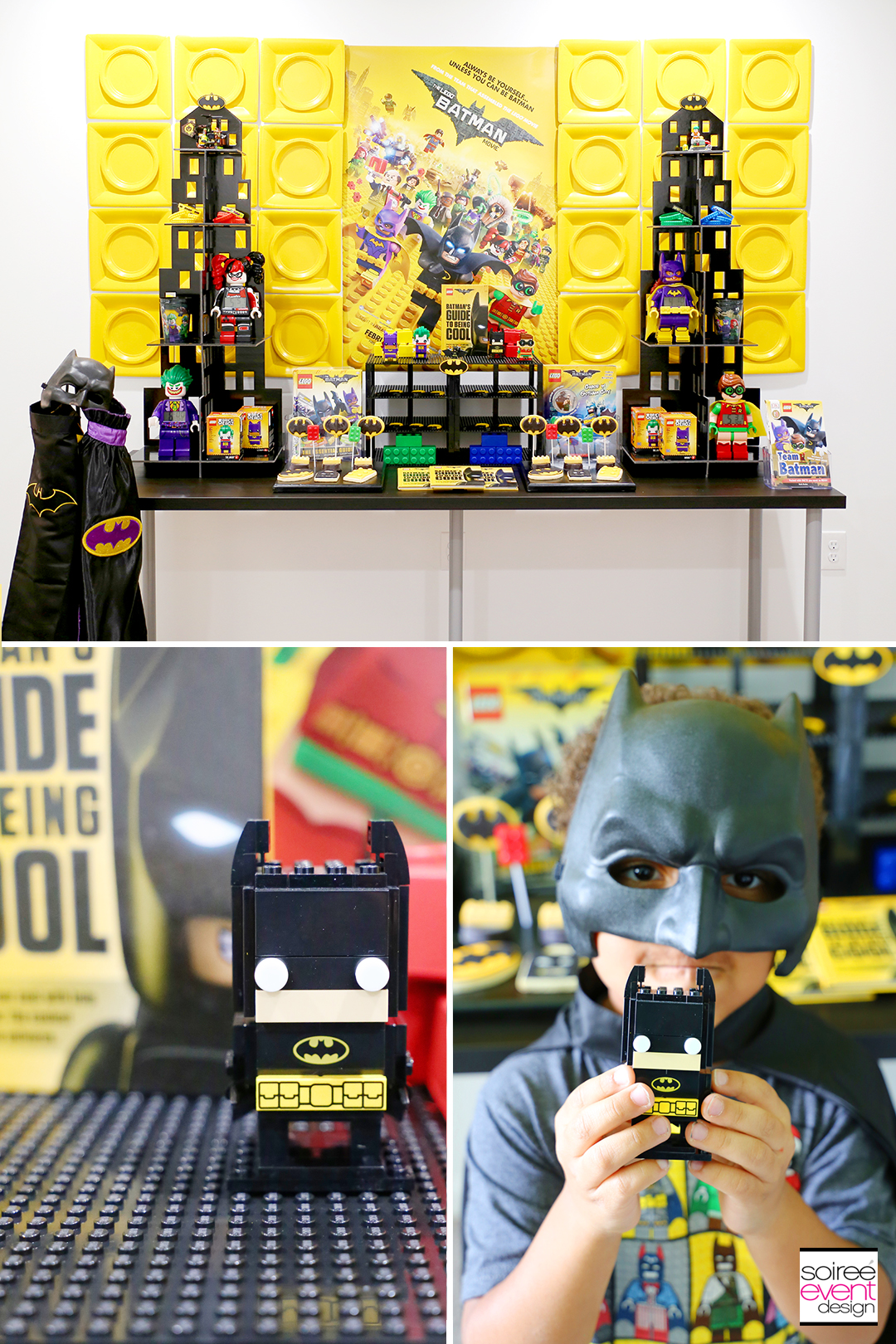 Lego Batman Party Ideas - Batman Dessert Table