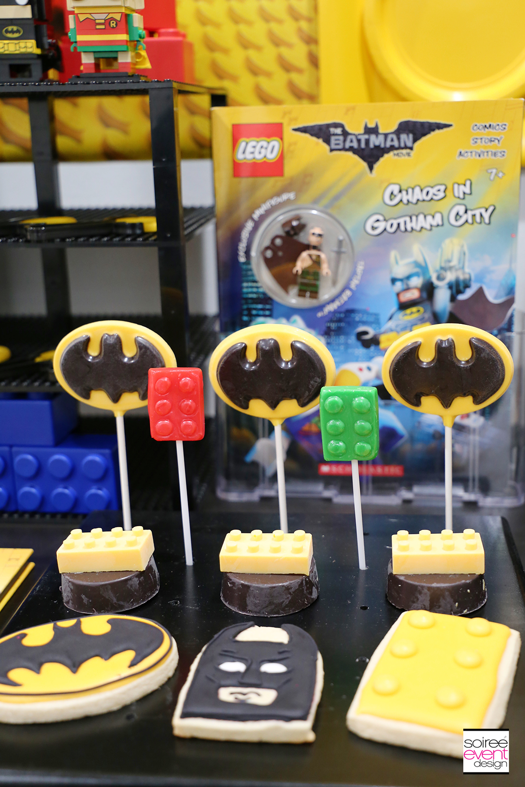 Lego Batman Party Ideas - Batman Desserts
