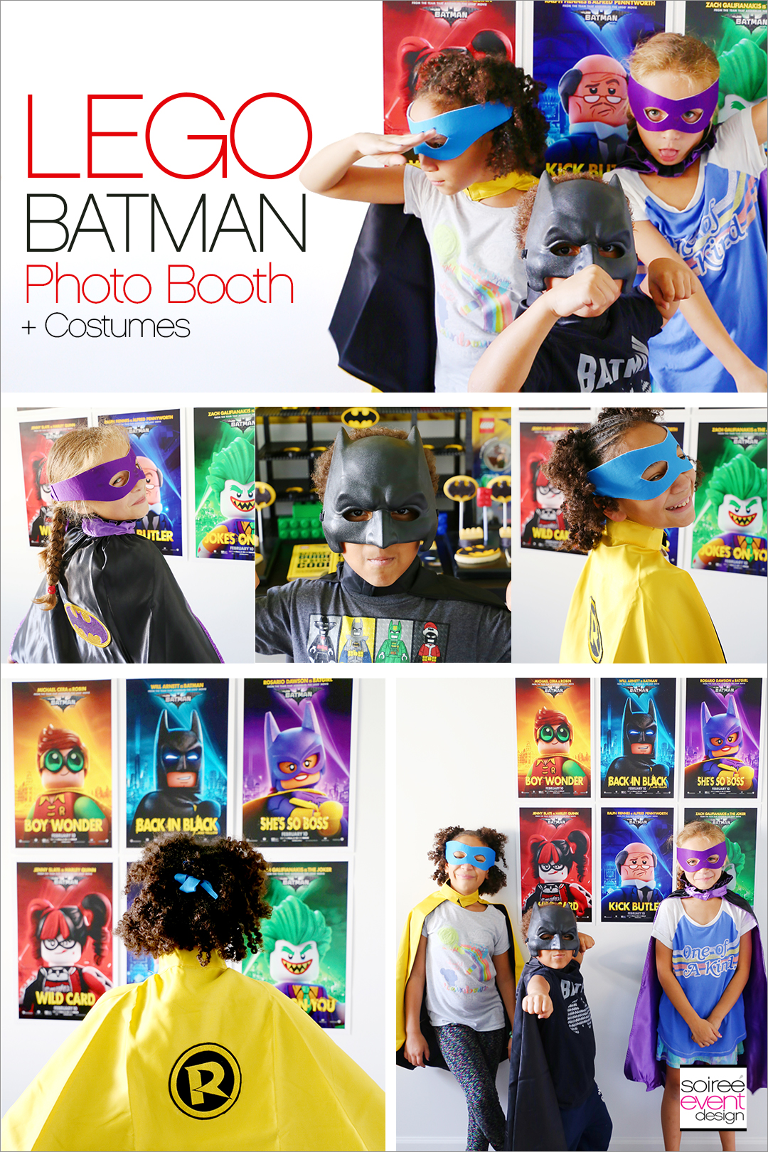 Lego Batman Party Ideas - Batman Photo Booth - Soiree Event Design