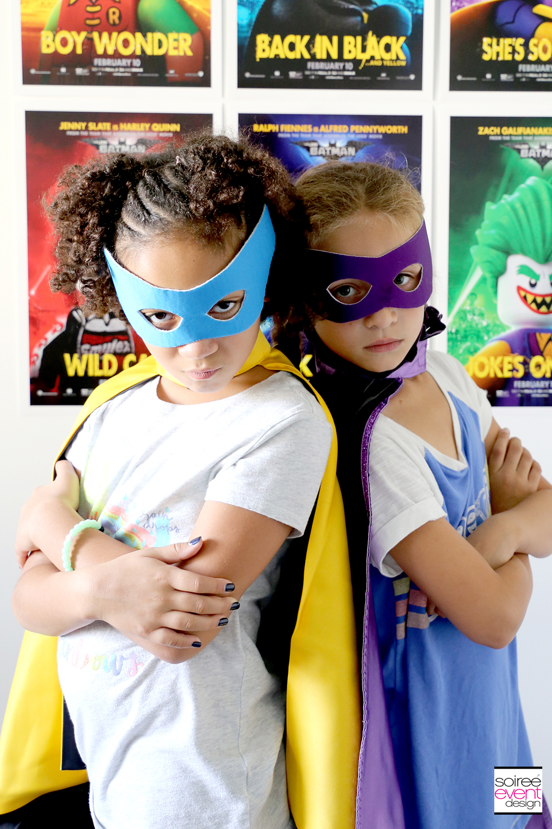 Lego Batman Party Photo Booth - Superhero Costumes for Girls 2