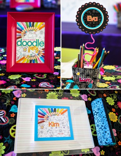 Back to school printables and party decorations