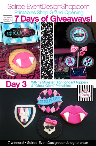 monster high party printables