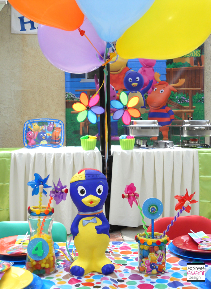 Character Week: Backyardigans Party Decoration Ideas - Soiree Event Design