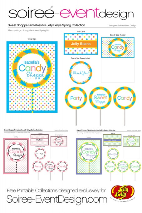 FREE Printables Designed Exclusively for Jelly Belly - Soiree Event Design