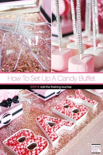 How to Set Up a Candy Buffet - Step 6