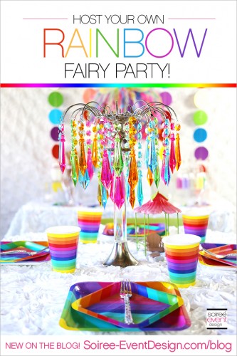 fairy birthday party, rainbow party, rainbow fairy party, fairy party ideas