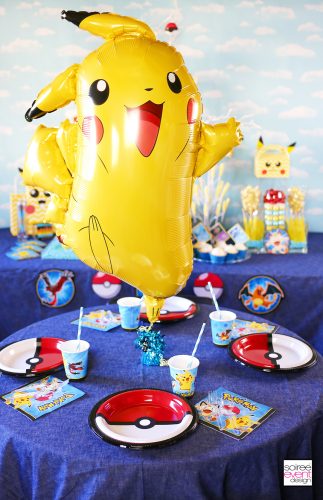 Pokemon Party Ideas - Pokemon Dining Table