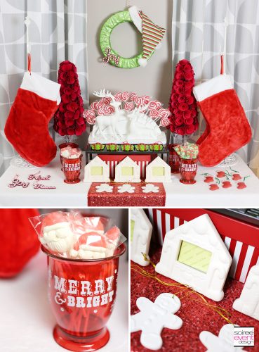 Gift Wrapping Party - Stocking Stuffer Favor Bar