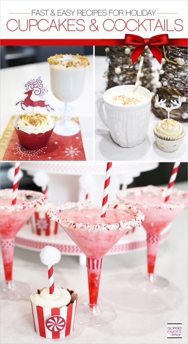 Holiday Cupcakes and Cocktails