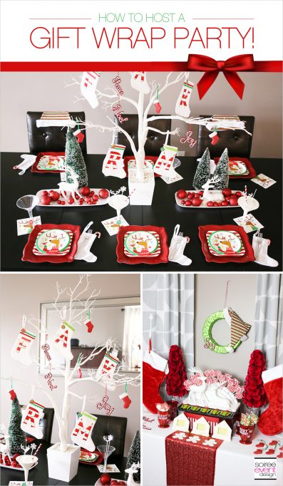 Host a Christmas Gift Wrapping Party + Stocking Stuffer Favor Bar ...