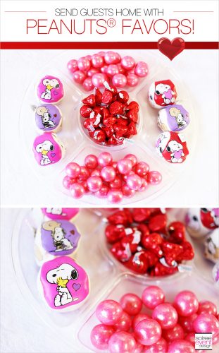 Peanuts Valentine's Day Party favors